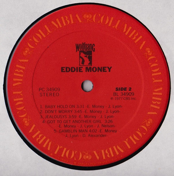 Eddie Money : Eddie Money (LP, Album, Pit)