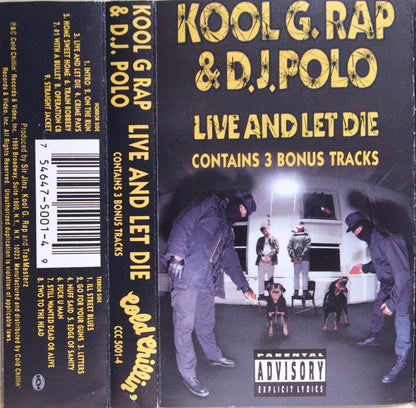 Kool G Rap & D.J. Polo : Live And Let Die (Cass, Album)