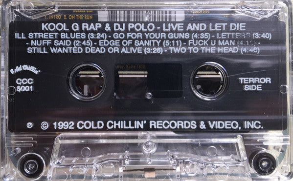 Kool G Rap & D.J. Polo : Live And Let Die (Cass, Album)