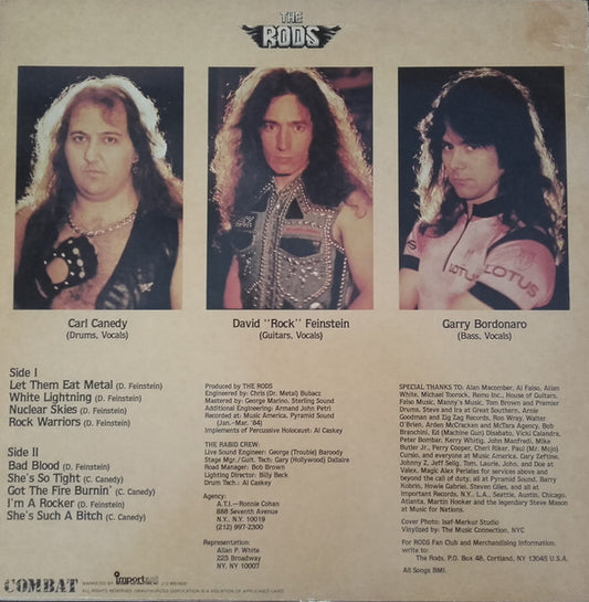 The Rods : Let Them Eat Metal (LP, Album)