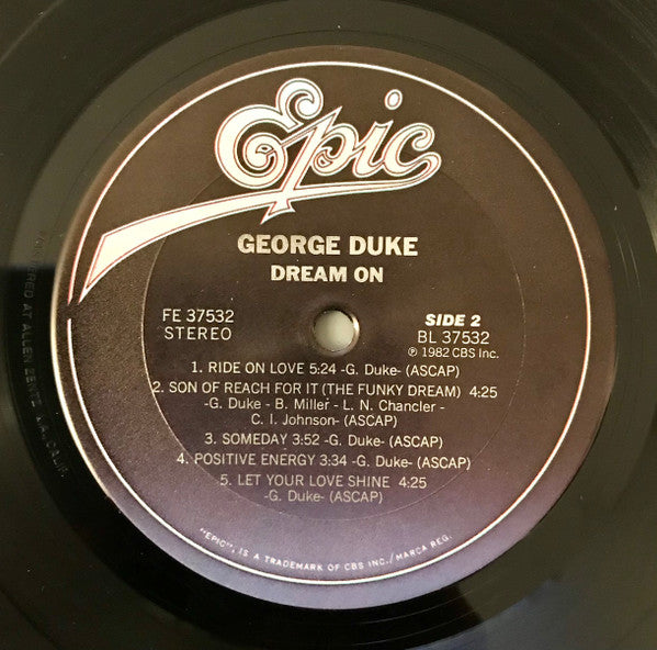 George Duke : Dream On (LP, Album)