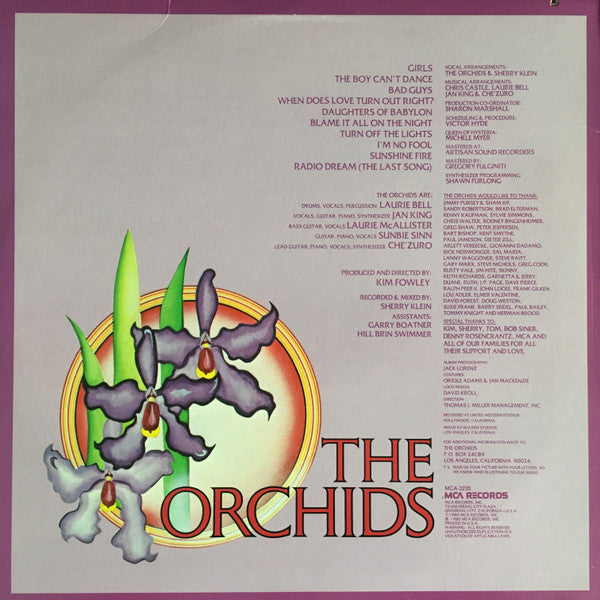 The Orchids : The Orchids (LP, Album, Glo)