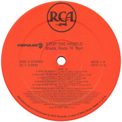 Black Rock & Ron : Stop The World (LP, Album)