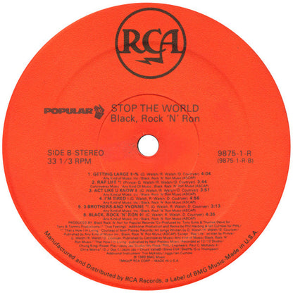 Black Rock & Ron : Stop The World (LP, Album)