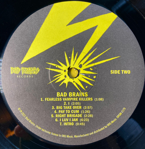 Buy Bad Brains : Bad Brains (LP, Album, RE, RM) Online for a great