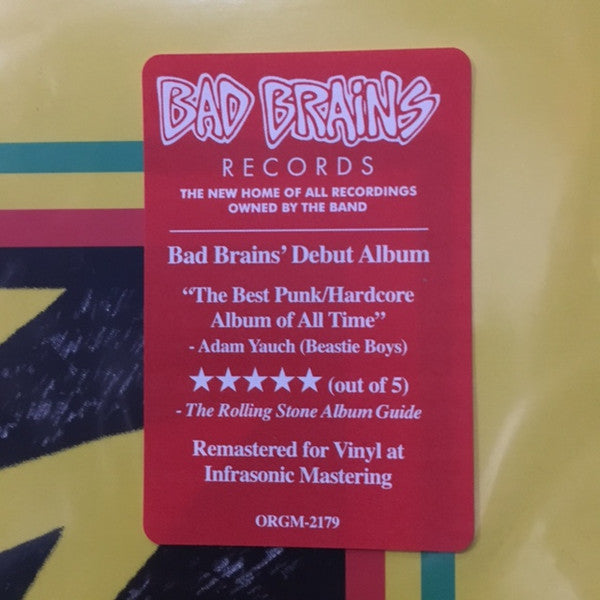 Buy Bad Brains : Bad Brains (LP, Album, RE, RM) Online for a great