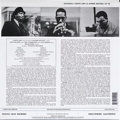 Curtis Amy & Dupree Bolton : Katanga! (LP, Album, RE, 180)