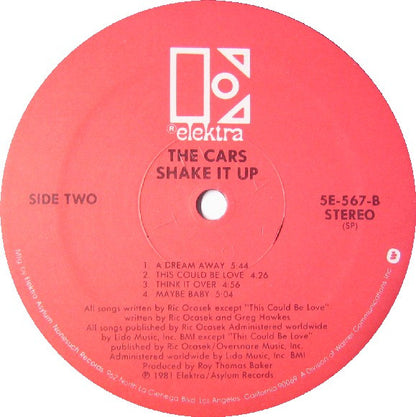 The Cars : Shake It Up (LP, Album, SP )