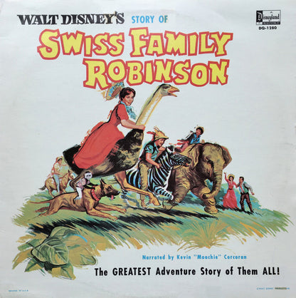 Kevin "Moochie" Corcoran : Walt Disney's Story Of Swiss Family Robinson (LP, Album, RE, RP)
