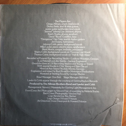 The Allman Brothers Band : Reach For The Sky (LP, Album, Ter)