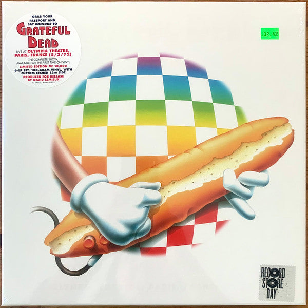 Grateful Dead* : Olympia Theatre, Paris, France (5/3/72) (5xLP, 180 + LP, S/Sided, Etch, 180 + Box, Album, R)