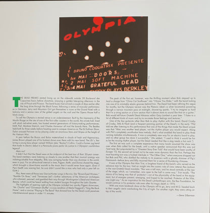 Grateful Dead* : Olympia Theatre, Paris, France (5/3/72) (5xLP, 180 + LP, S/Sided, Etch, 180 + Box, Album, R)