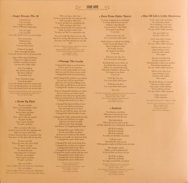 Tom Petty And The Heartbreakers : Angel Dream (Songs And Music From The Motion Picture "She's The One") (LP, Album, RSD, Ltd, RE, RM, Blu)