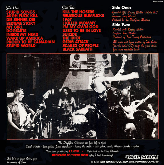 Dayglo Abortions : Feed Us A Fetus (LP, Album)