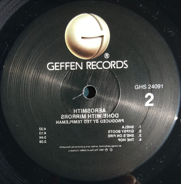 Aerosmith : Done With Mirrors (LP, Album)