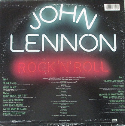 John Lennon : Rock 'N' Roll (LP, Album, RE)