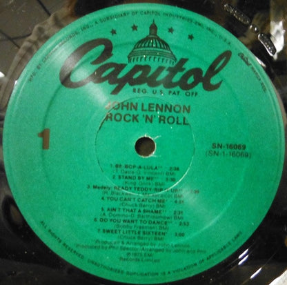 John Lennon : Rock 'N' Roll (LP, Album, RE)