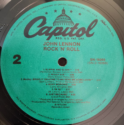 John Lennon : Rock 'N' Roll (LP, Album, RE)