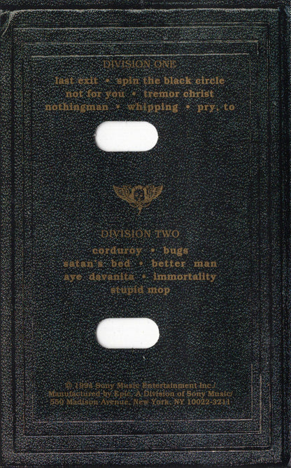 Pearl Jam : Vitalogy (Cass, Album)