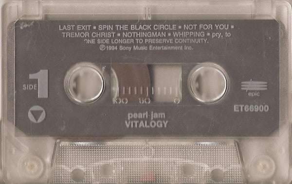 Pearl Jam : Vitalogy (Cass, Album)