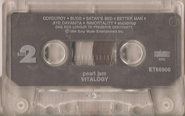 Pearl Jam : Vitalogy (Cass, Album)