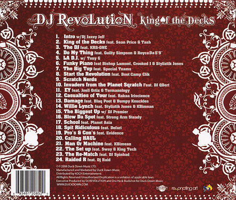 DJ Revolution : King Of The Decks (CD, Album)