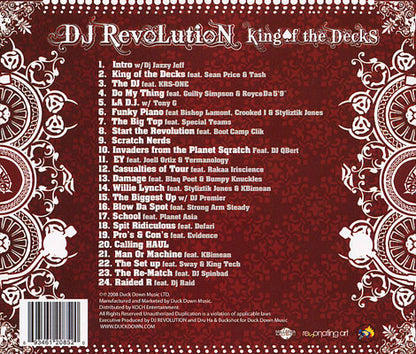 DJ Revolution : King Of The Decks (CD, Album)