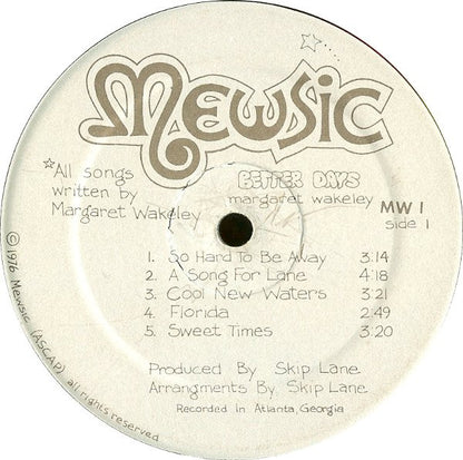 Margaret Wakeley : Better Days (LP, Album)