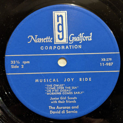 Junior Girl Scouts with their friends : Musical Joy Ride (7")