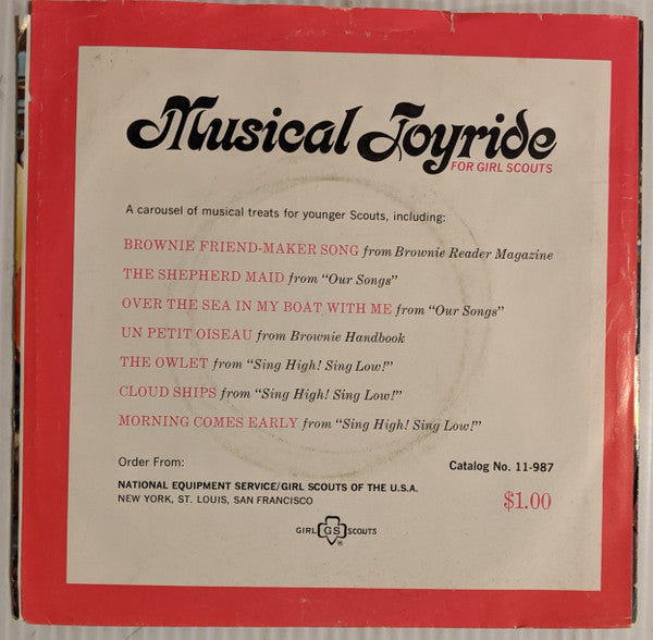 Junior Girl Scouts with their friends : Musical Joy Ride (7")