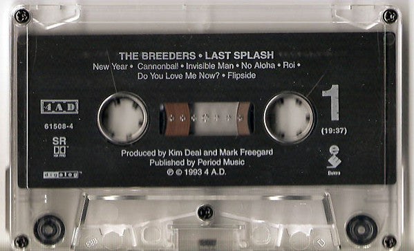 The Breeders : Last Splash (Cass, Album, SR,)
