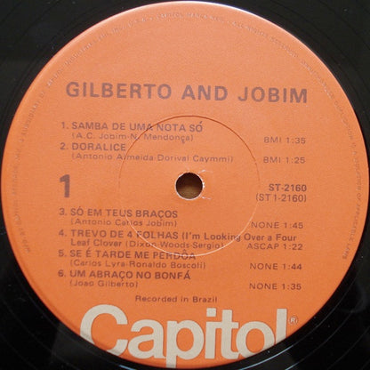 Gilberto* & Jobim* : Gilberto & Jobim (LP, Album, RE)