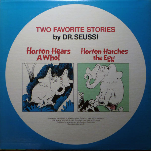 Dr. Seuss : Horton Hears A Who! & Horton Hatches The Egg (LP)