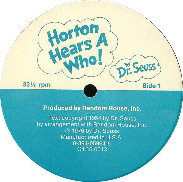 Dr. Seuss : Horton Hears A Who! & Horton Hatches The Egg (LP)