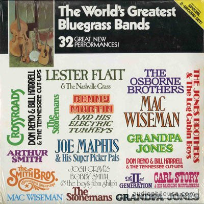 Various : The World's Greatest Bluegrass Bands (2xLP, Comp, Gat)