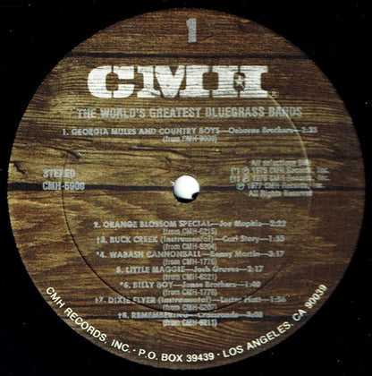 Various : The World's Greatest Bluegrass Bands (2xLP, Comp, Gat)