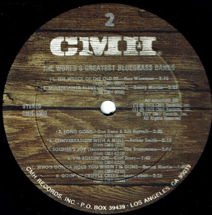 Various : The World's Greatest Bluegrass Bands (2xLP, Comp, Gat)
