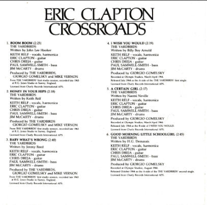 Eric Clapton : Crossroads (4xCD, Comp + Box, 12 )