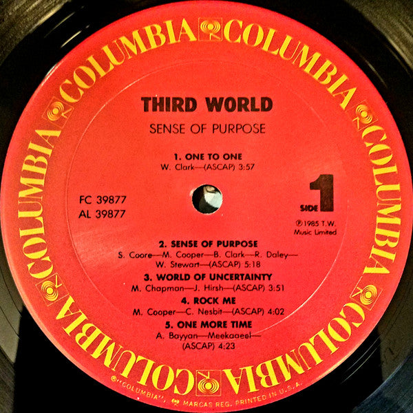 Third World : Sense Of Purpose (LP, Album, Pit)
