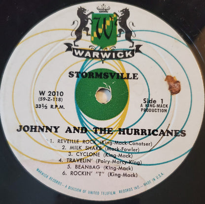 Johnny & The Hurricanes* : Stormsville (LP, Album, Mono)
