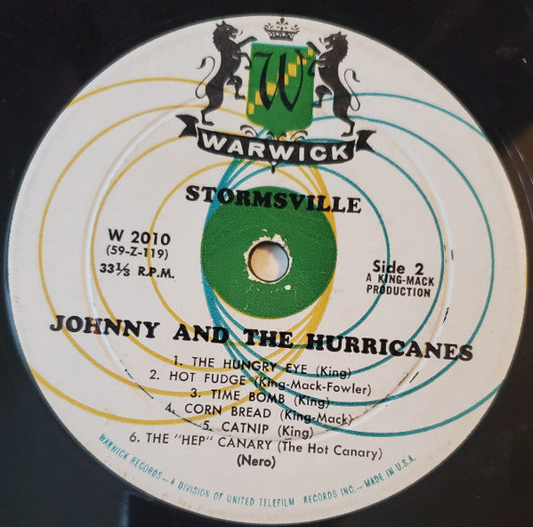 Johnny & The Hurricanes* : Stormsville (LP, Album, Mono)