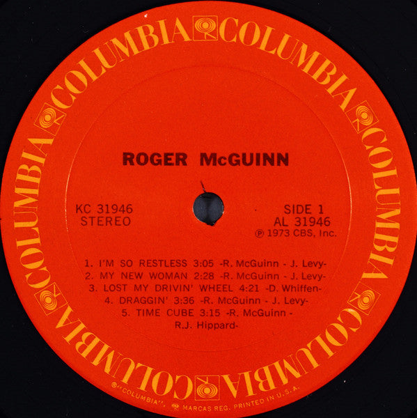 Roger McGuinn : Roger McGuinn (LP, Album, Pit)