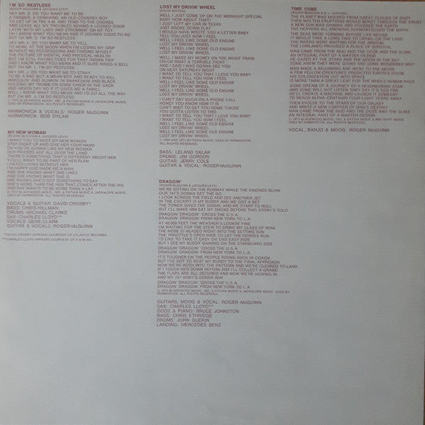 Roger McGuinn : Roger McGuinn (LP, Album, Pit)
