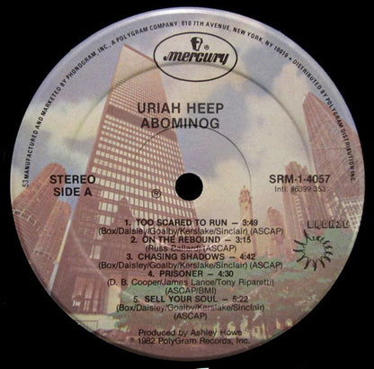 Uriah Heep : Abominog (LP, Album, 53 )