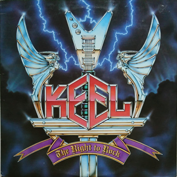 Keel : The Right To Rock (LP, Album, Ind)