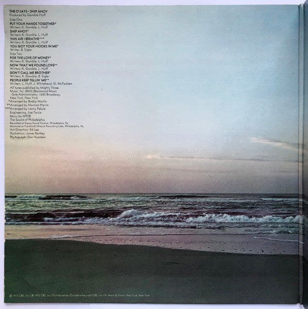 The O'Jays : Ship Ahoy (LP, Album, Pit)