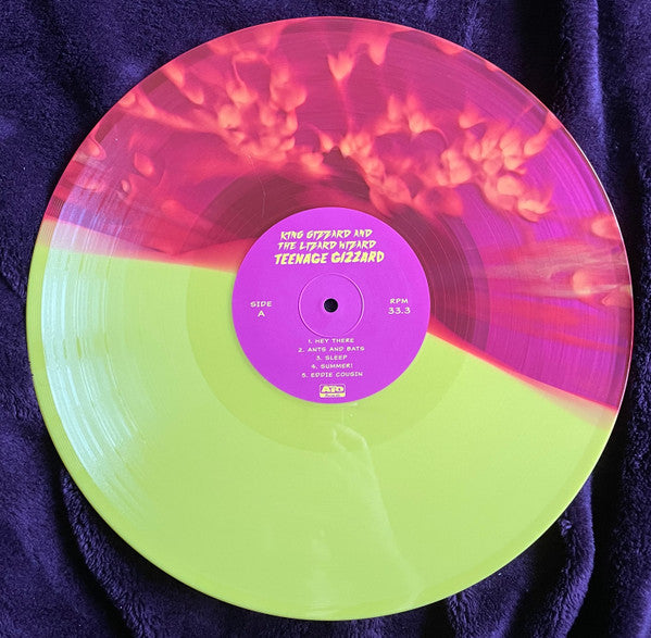 King Gizzard And The Lizard Wizard : Teenage Gizzard (LP, Comp, S/Edition, Yel)