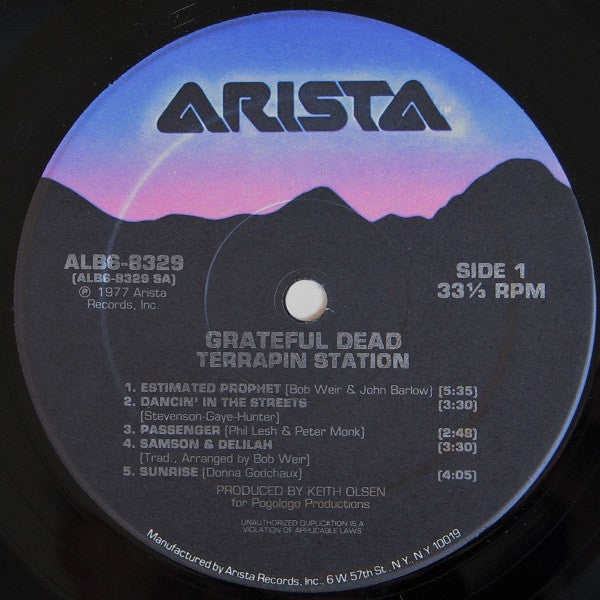 Grateful Dead* : Terrapin Station (LP, Album, RE, Ind)