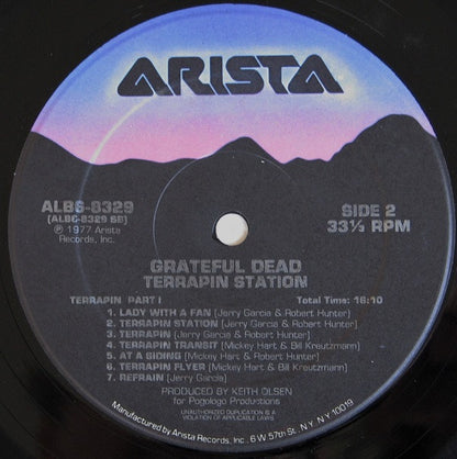 Grateful Dead* : Terrapin Station (LP, Album, RE, Ind)