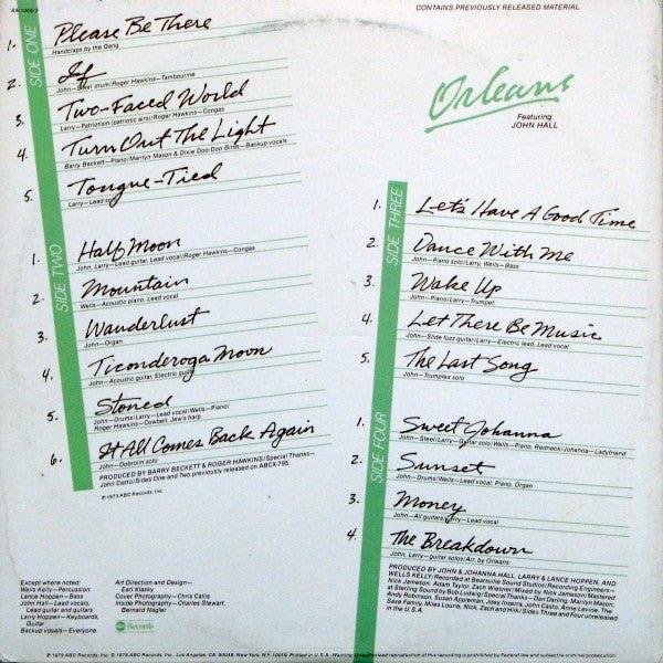 Orleans : Before The Dance (2xLP, Comp, Gat)